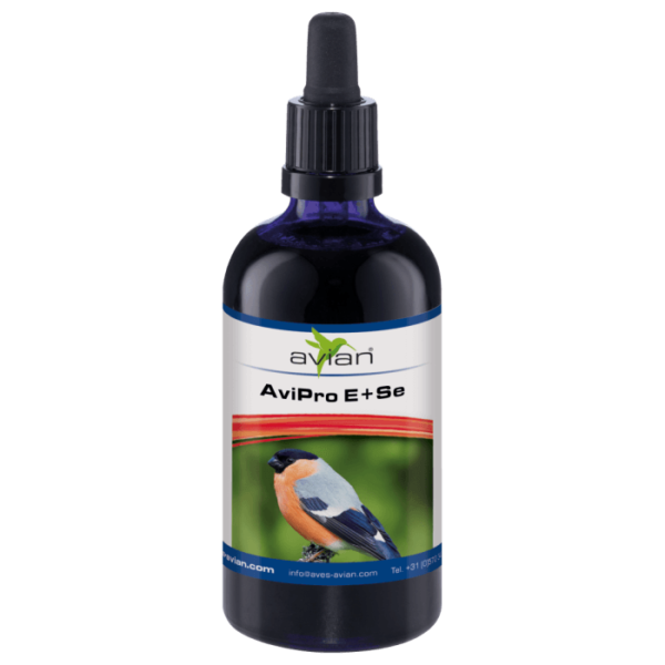 Avian AviPro – Витамин E + Селен  50 мл. Aves - Avian Добавки към Храната Подпомагане на красиво оперение Развъждане и Плодовитост Всички продукти