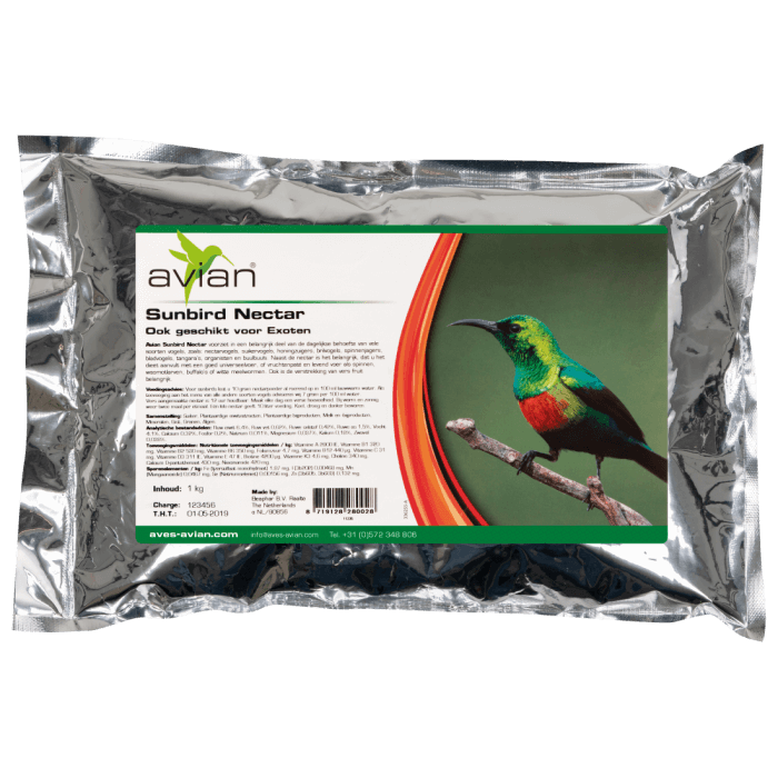 Avian – Sunbird Нектар Aves - Avian Храни и лакомства Храни за малки и средни папагали Нектари Всички продукти