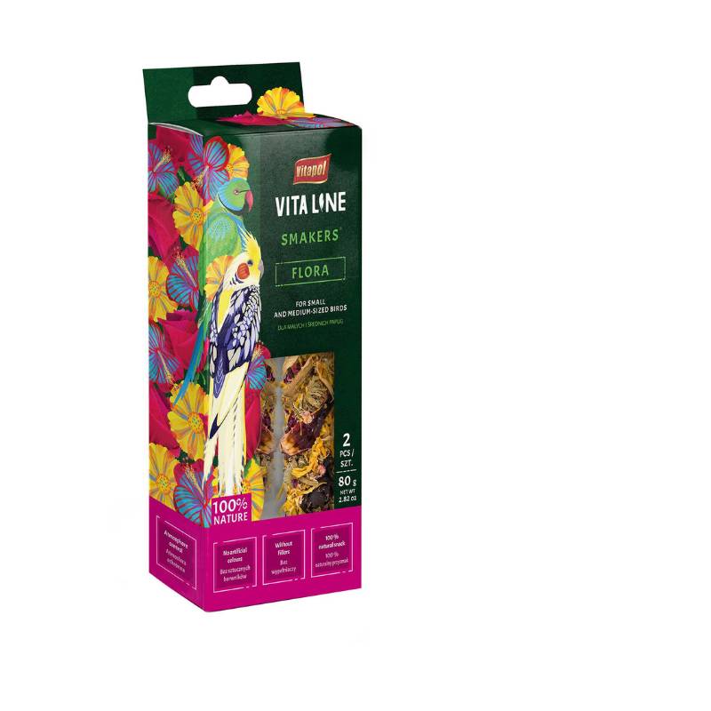 Vita Line Smakers Flora за малки и средни птици - immagine 2